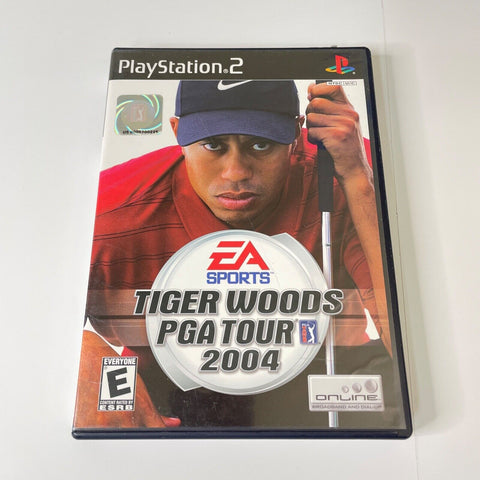 Tiger Woods PGA Tour 2004 (PlayStation 2) PS2, CIB Complete, Disc Surface As New