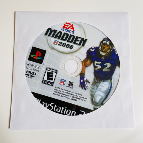 Madden NFL 2005 (Sony PlayStation 2, 2004) PS2, Disc Surface Is As New!