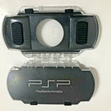 Playstation Portable PSP Hard Plastic Padded Clear Black Travel Carrying Case