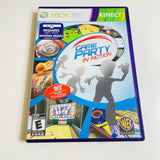 Game Party In Motion (Microsoft Xbox 360, 2010) CIB, Complete, VG