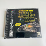 Star Wars Rebel Assault II 2 Sony PlayStation 1 1996 PS1 CIB, Complete, VG