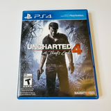 Uncharted 4: A Thief's End (Sony PlayStation 4, 2016) CIB, Complete, VG