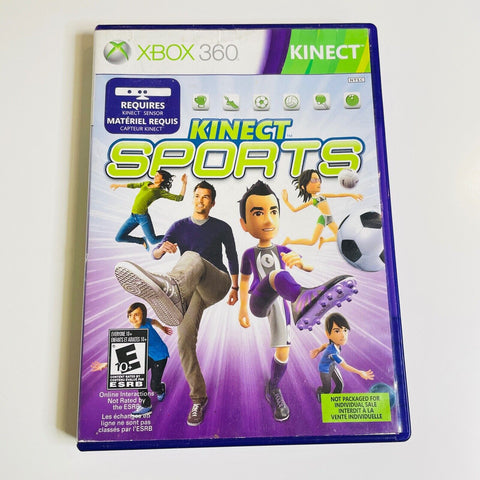 Kinect Sports (Microsoft Xbox 360, 2010) CIB, Complete, VG
