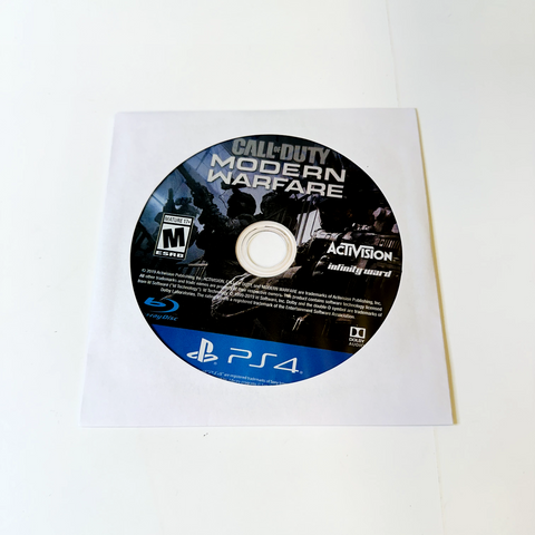 Call of Duty: Modern Warfare (PlayStation 4, 2019, PS4) Disc