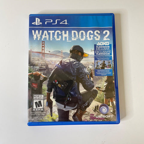 Watch Dogs 2 (Sony PlayStation 4, PS4 2016) CIB, Complete, VG