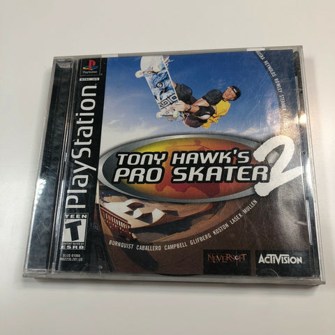 Tony Hawk's Pro Skater 2 (Sony PlayStation 1, 2000 PS1) Complete, VG , Rare