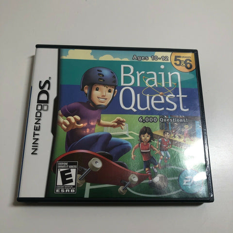 Brain Quest Grades 5 and 6 - CIB - Nintendo DS