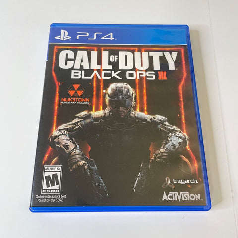 Call of Duty: Black Ops 3 (Sony PlayStation 4 PS4,2015) CIB, Complete, VG