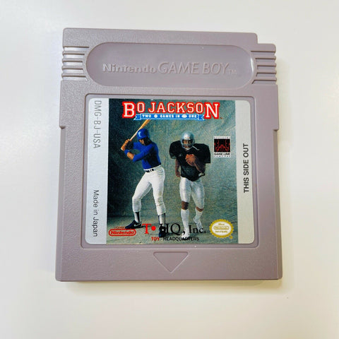 Bo Jackson: Two Games In One (Nintendo Game Boy, 1991) Cart