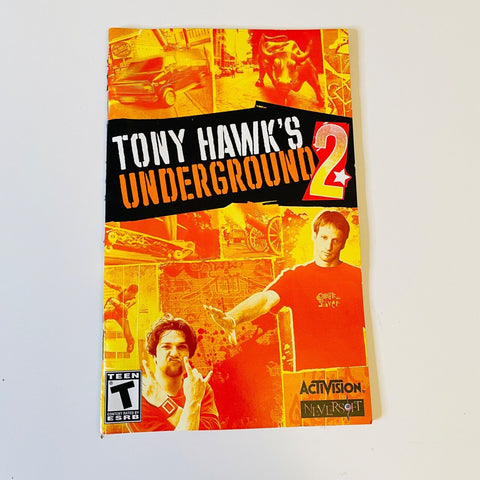 Tony Hawk's Underground (Sony Playstation 2) PS2, Manual Only, No Game!