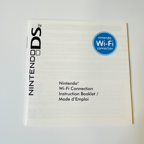 Nintendo Wi-Fi Connection Instruction Booklet / Mode D’Emploi - French