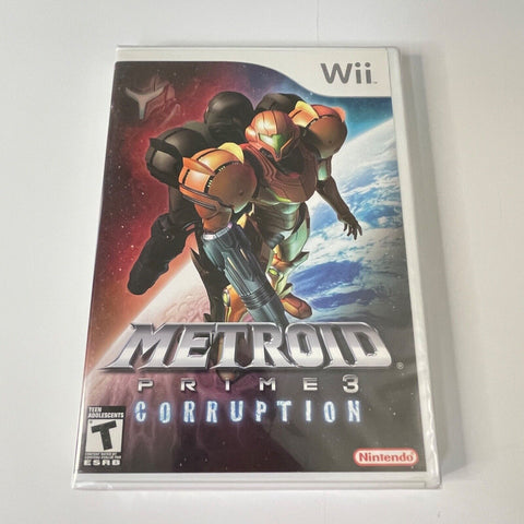 Metroid Prime 3: Corruption (Nintendo Wii, 2007) Brand New Sealed!