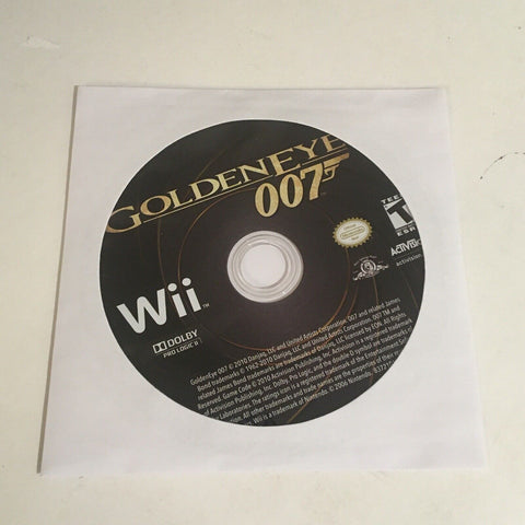 GoldenEye 007 (Nintendo Wii, 2010), Disc Surface Is As New!