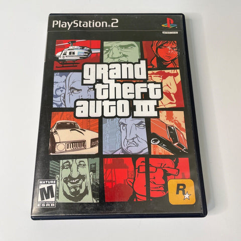 Grand Theft Auto III (PlayStation 2 PS2, 2003) Disc Surface Is As New!