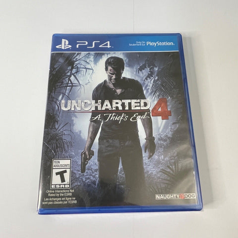 Uncharted 4: A Thief's End (Sony PlayStation 4, 2016) PS4, Brand New Sealed!