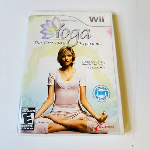 Yoga (Nintendo Wii, 2009) CIB, Complete, Disc Surface Is As New!