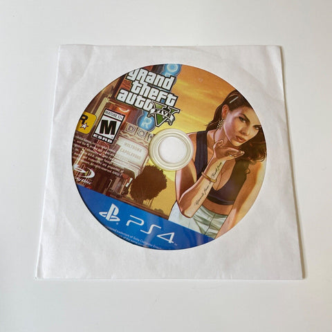 Grand Theft Auto V (Sony PlayStation 4, 2014) Disc