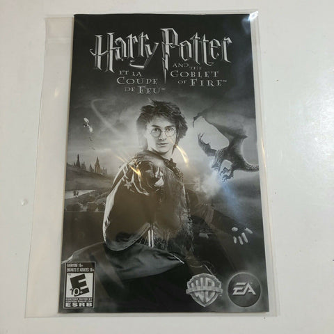Harry Potter & the Goblet of Fire (Sony Playstation 2 PS2), Manual Only, No Game