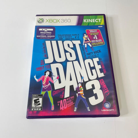 Just Dance 3 (Microsoft Xbox 360, 2011) CIB, Complete, Disc Surface Is As New!