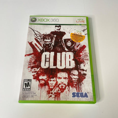 The Club (Microsoft Xbox 360, 2008) CIB, Complete, VG Disc Surface Is As New!