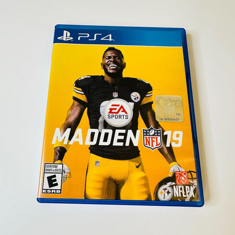 Madden NFL 19 (PlayStation 4, 2018) CIB, Complete, VG