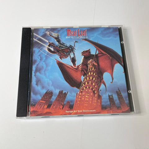 Bat Out of Hell II: Back into Hell by Meat Loaf (CD, 1993, Geffen) Disc is Mint