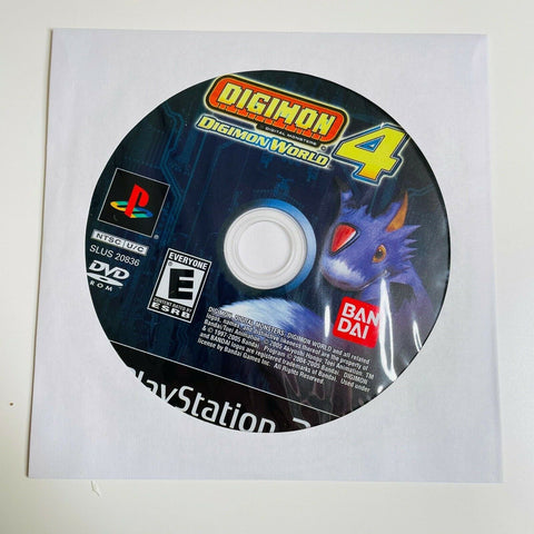 Digimon World 4 Sony PlayStation 2, PS2, Disc