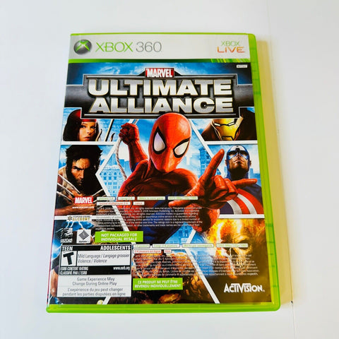 Marvel Ultimate Alliance / Forza 2 Motorsport  (Xbox 360) CIB, Complete, VG