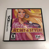 Barbie: Jet, Set & Style (Nintendo DS, 2011) Complete, VG