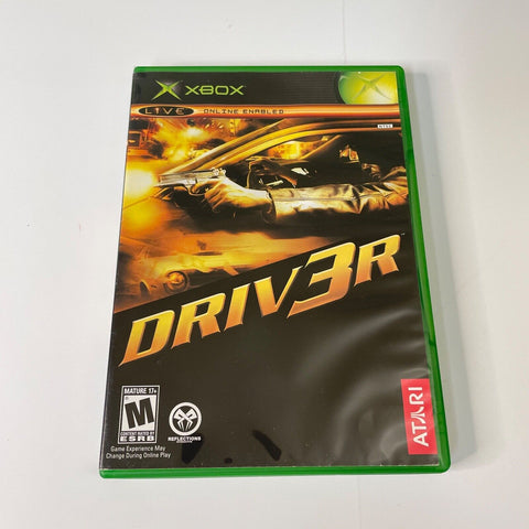 Driver 3 (Microsoft Xbox, 2004) CIB, Complete, Disc Surface Is As New!