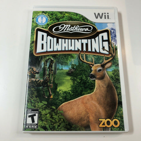 Mathews Bowhunting Nintendo Wii,  Complete, VG