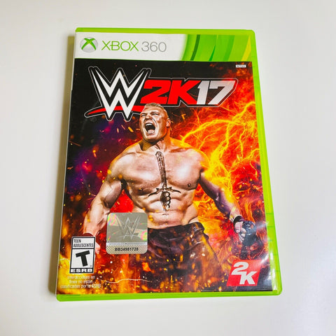 WWE 2K17 (Microsoft Xbox 360) CIB, Complete, VG Disc Surface Is As New!