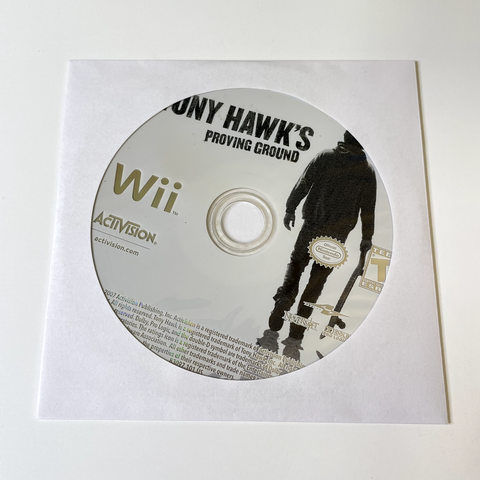 Tony Hawk's Proving Ground (Nintendo Wii) Disc Surface Is As New!