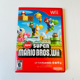 New Super Mario Bros. Wii (Wii, 2009) Disc Surface Is As New!
