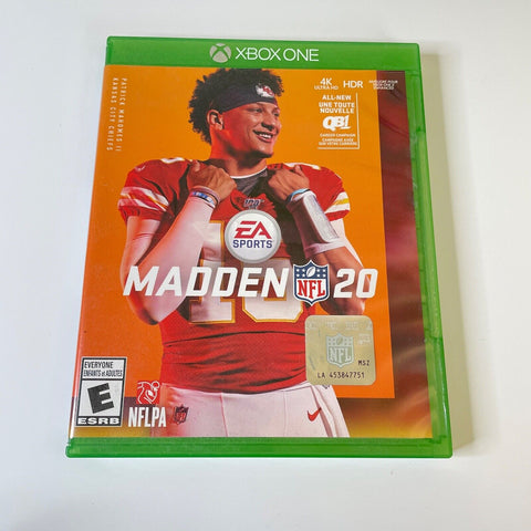 Madden NFL 20 - (Microsoft Xbox One) CIB, Complete, VG