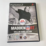 Madden NFL 07: Hall of Fame Edition (Sony PlayStation 2) Discs Surfaces As New!