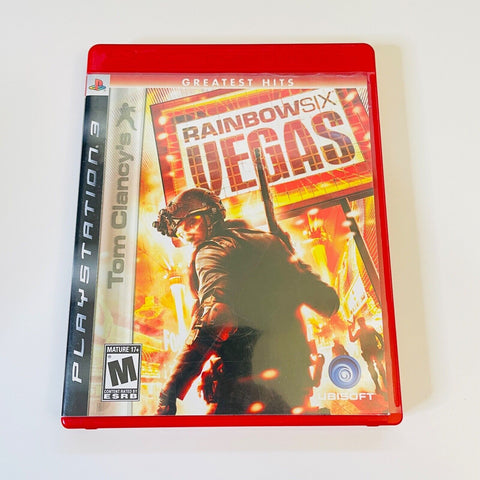 Tom Clancy's Rainbow Six Vegas (Sony PlayStation 3, PS3 2007) CIB, Complete, VG