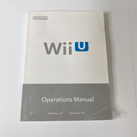 Nintendo Wii U - Operations Manual