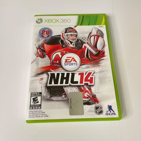NHL 14 (Microsoft Xbox 360, 2013) CIB, Complete, VG, Disc Surface Is As New!