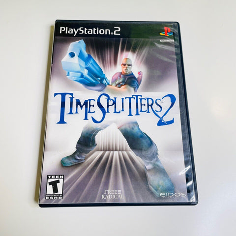 TimeSplitters 2 (Playstation2, PS2) CIB, Complete, VG Disc Surface Is As New!
