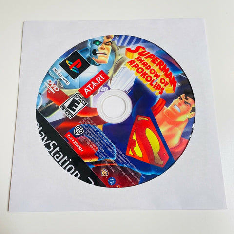 Superman: Shadow of Apokolips - Sony Playstation 2 PS2, Disc