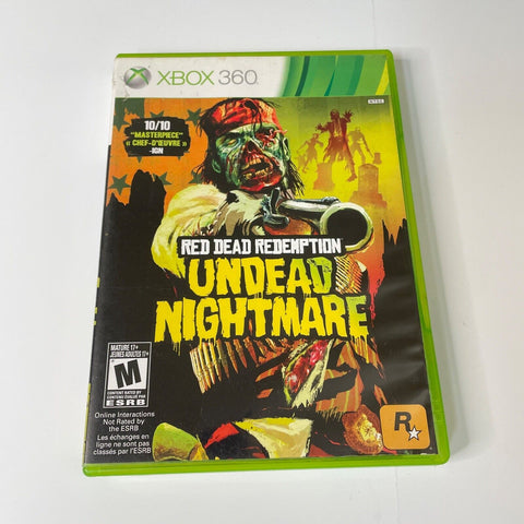 Red Dead Redemption: Undead Nightmare (Microsoft Xbox 360) CIB, Map Disc As New
