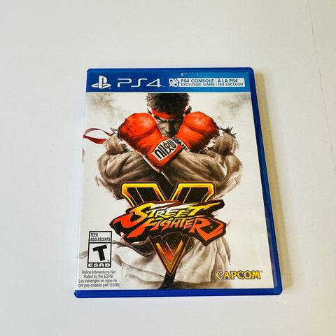 Street Fighter V 5  ( PlayStation 4, PS4 ) CIB, Complete, VG