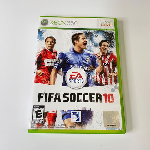 FIFA Soccer 10 (Microsoft Xbox 360, 2009) Case And Manual Only, No game!