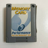 Nintendo 64 N64 Video Game Memory Card Controller Pack - Performance