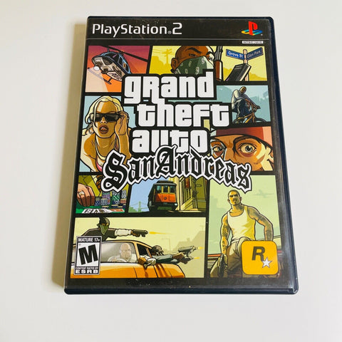 Grand Theft Auto: San Andreas - PlayStation 2 PS2 Case and Manual only, No game!
