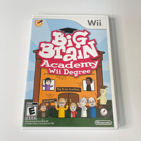 Big Brain Academy Wii Degree - Wii Nintendo, CIB, Complete, Disc Surface As New