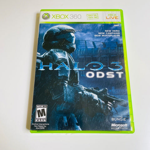 Halo 3 ODST (Xbox 360, 2009) CIB, Complete, VG