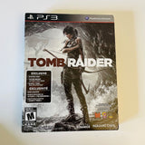 Tomb Raider Exclusive Comic Book  (Sony PlayStation 3, 2013) PS3 CIB Complete VG