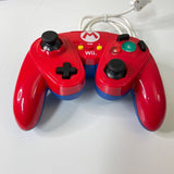 Nintendo Wii, Wii U Mario Wired Controller Red Wii U Fight Pad